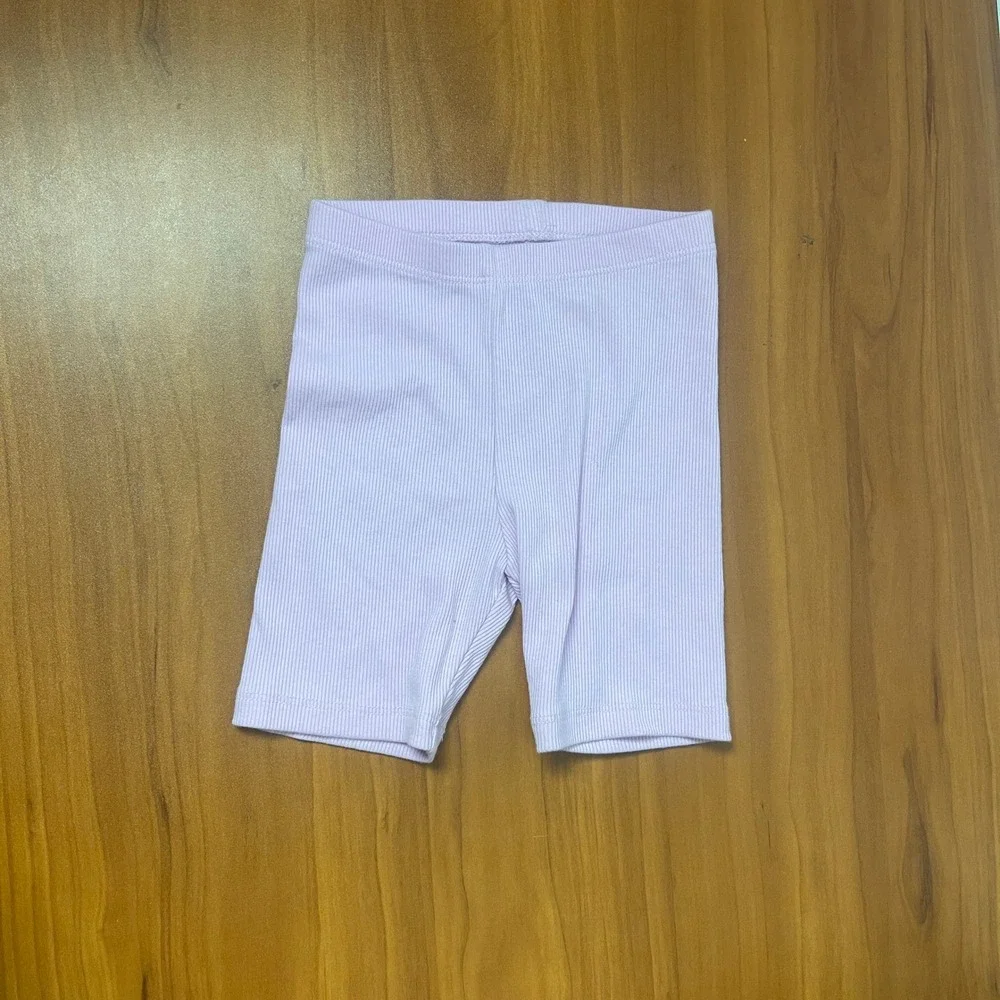 Lot of 4 Cat & Jack Toddler Girls Bike Shorts 4T Red White Lavender Rainbow